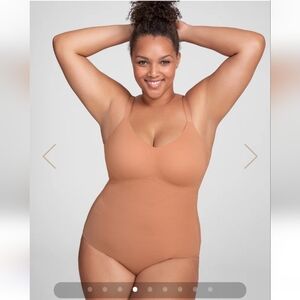 Honeylove LiftWear Cami Bodysuit Sz L Cinnamon Shade Sold Out Online NWT